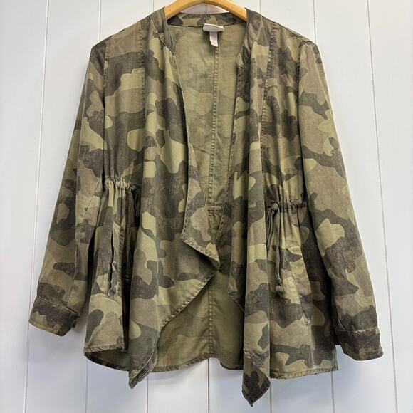 Knox Rose Jackets & Blazers - Knox Rose Women's Lightweight Boho Indie Camo Jacket‎ Size S Farm Girl America